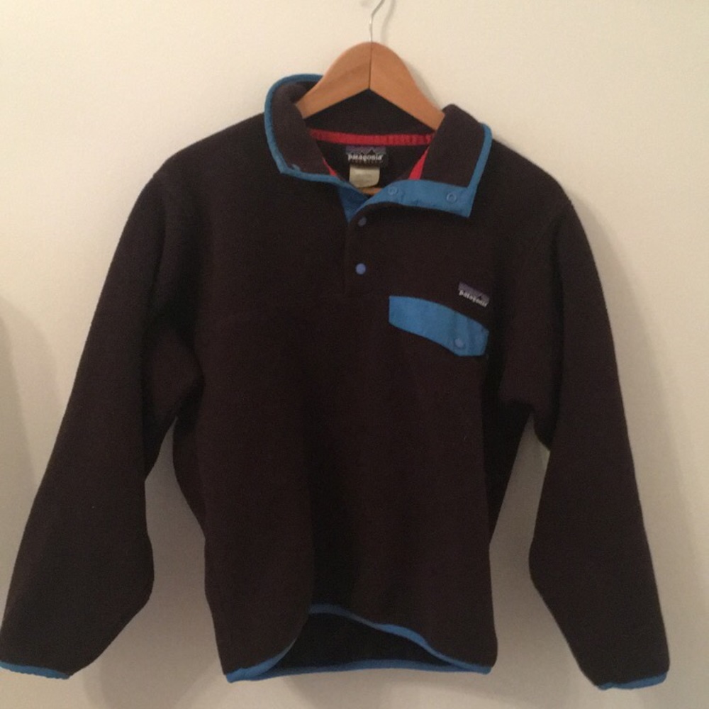 Cozy EUC Patagonia Synchilla snap-up fleece